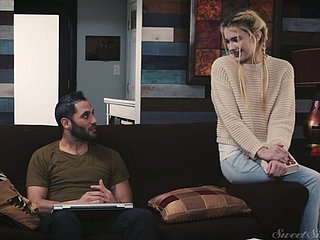 Unassuming blonde girl Kenna James lures her roommate with the addition of gets fucked liberally