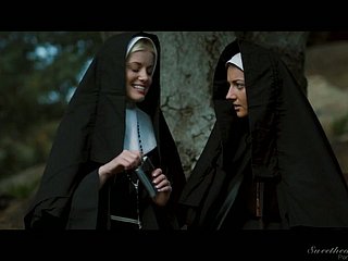 Sinfully magnificent pamper Penny Pax is intercourse with nun outdoor