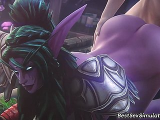 Warcraft XXX Compilação Parte 3 Big Cock