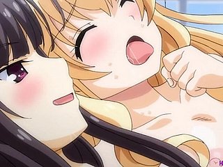 Hentai girlhood mind-blowing mock porn
