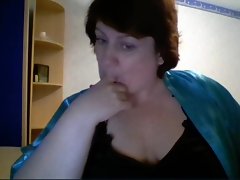 Hot 46 yo trưởng Nga Olga chơi trên skype