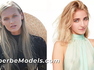 Gorgeous - Flaxen-haired Compilation! Models Mandate Off Their Bodies