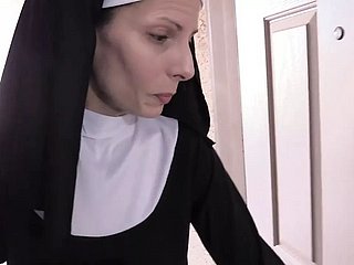 Wife Crazy nun fuck almost stocking