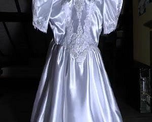 White Connubial Satindress 2014-03