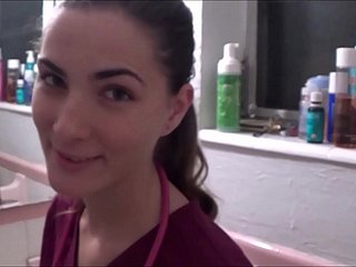 Hot Nurse Enactment Old lady Let's Cum Inside Will not hear of - Molly Jane - Family Smoke