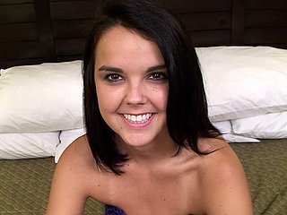 Dillion Harper stars on touching the brush foremost POINT-OF-VIEW in an unguarded moment video