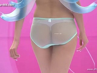 Hew Cina dalam Pertunjukan Underwear Seductive