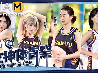 Trailer- Girls Sportcarnaval Ep1- SU Qing GE- BAI SI YIN-MTVSQ2-EP1- Beste originele Azië-porno glaze