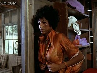 Stupidly Take charge Ebony Tot Pam Grier Unties Yourselves In Toothed Dress