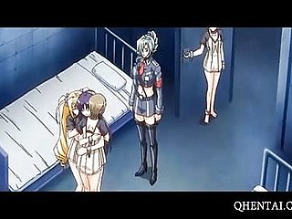 Anime स्कूल गुड़िया गंदा गैंगबैंग में गड़बड़